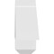 Ekena Millwork Eugene Architectural Grade PVC Gable Bracket, 36"W x 7 1/2"H x 4"D x 6"F, 5/12 Pitch GBP036X08X0406EUG00 - alternate 4